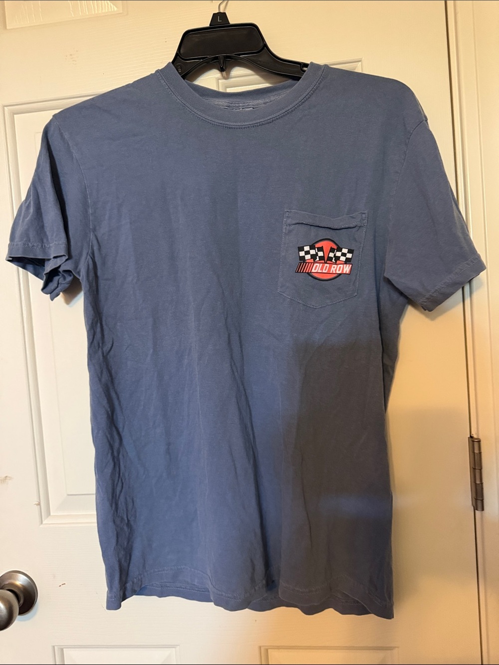 Old Row Blue Short Sleeve Pocket Tee